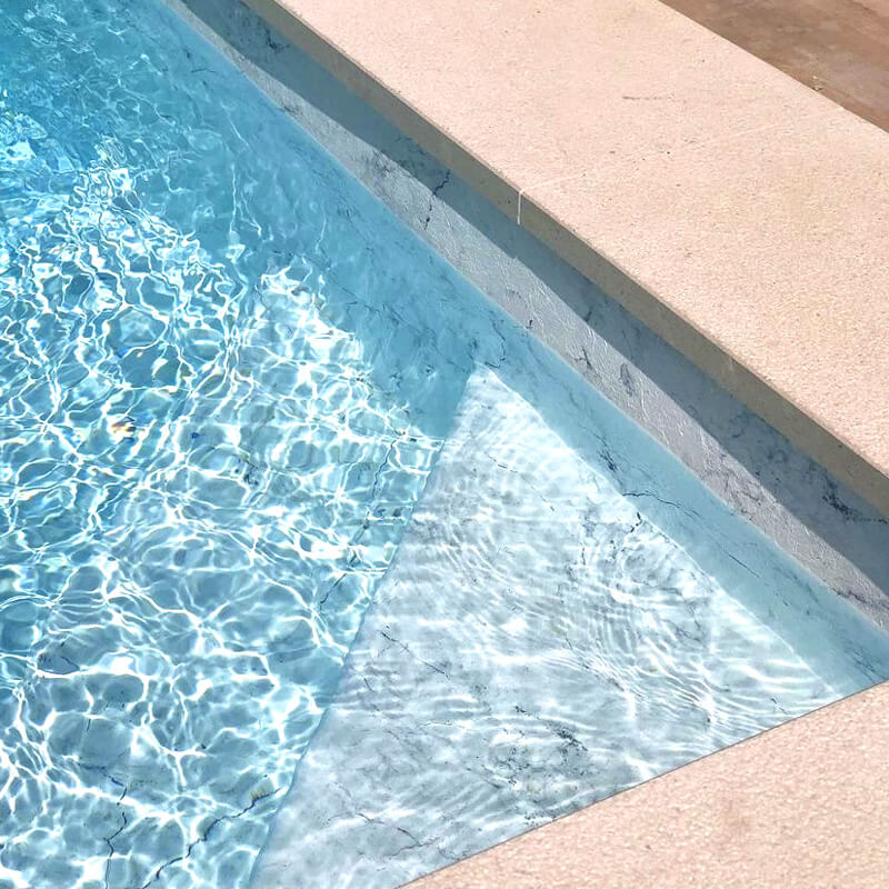 liner piscina blanco
