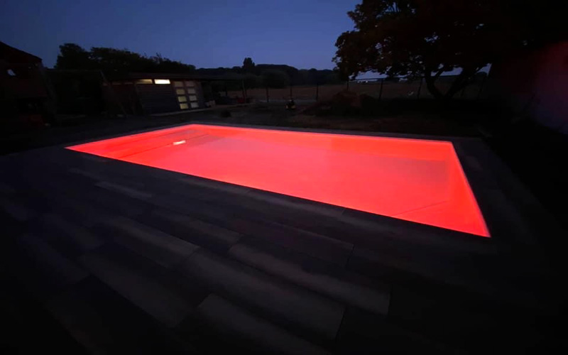 piscina roja