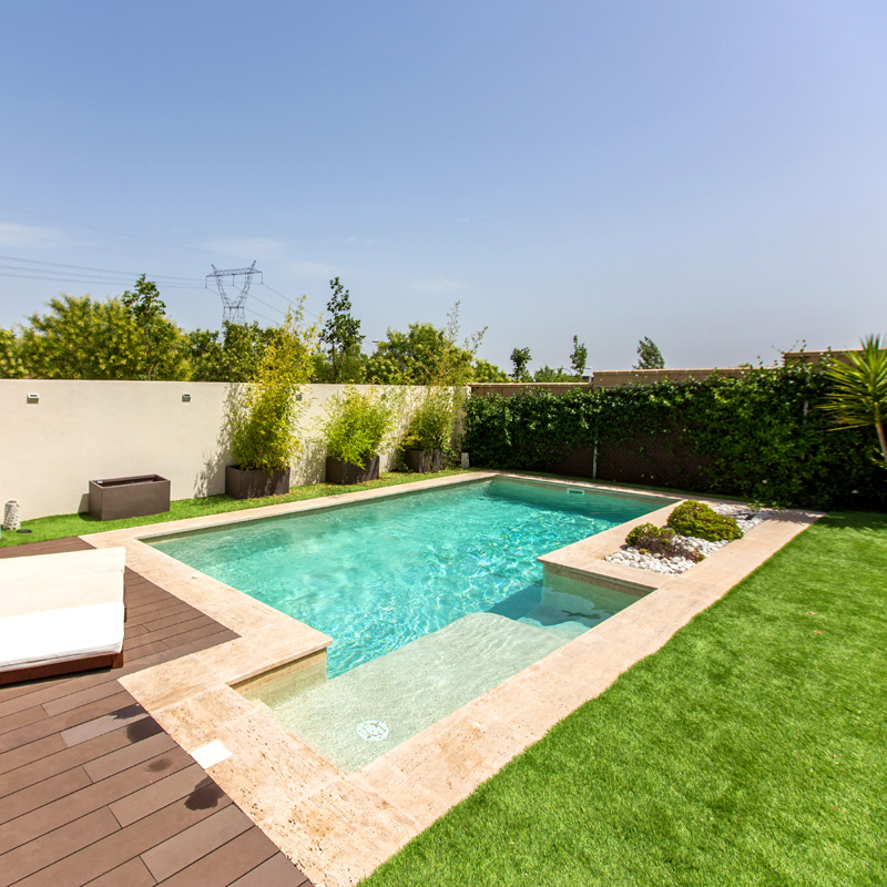 piscinas para jardines modernos