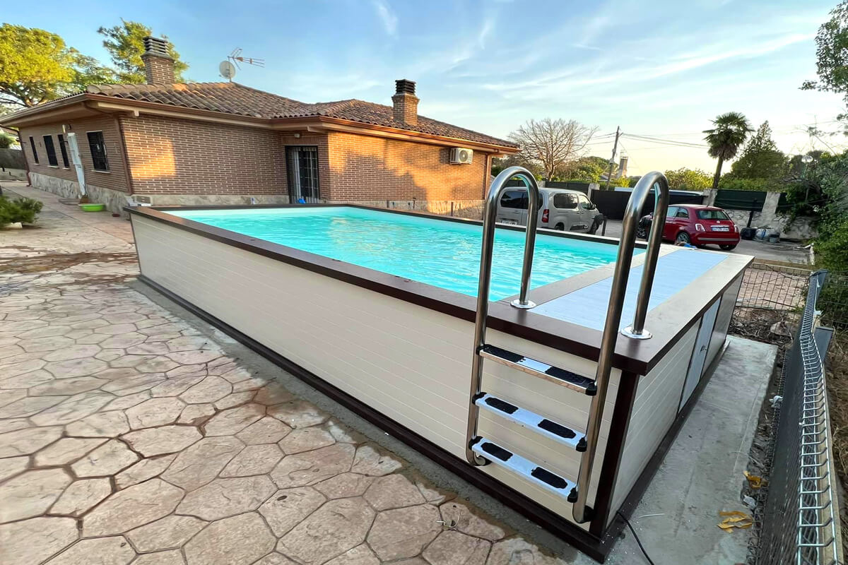 piscinas de aluminio para terrazas