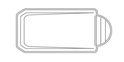 medidas piscina 6x3 de poliester y fibra de vidrio con escalera romana y pendiente dora2 de coinpol