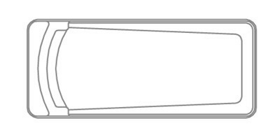 medidas piscina 6x3 de poliester y fibra de vidrio rectangular con pendiente y con escaleras anchas y curvas lado corto Lanzarote2
