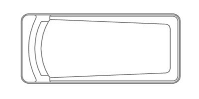 medidas piscina 6x3 de poliester y fibra de vidrio rectangular fondo plano y con escaleras anchas y curvas lado corto Lanzarote3