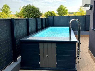 precio piscina aluminio para terraza