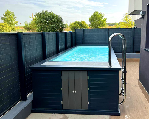 precio piscina aluminio para terraza