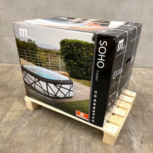 jacuzzi spa portatil hinchable embalaje para llevar