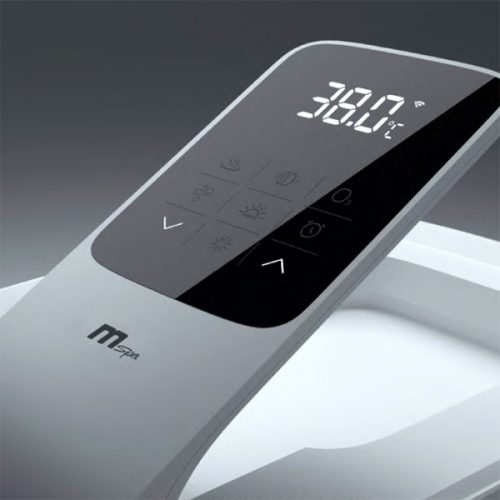 mando a distancia de jacuzzi hinchable con pantalla tactil oled y conexion wifi