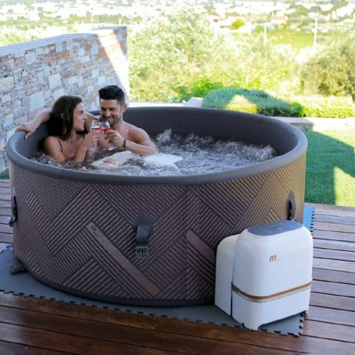 spa hinchable con jets de hidromasaje