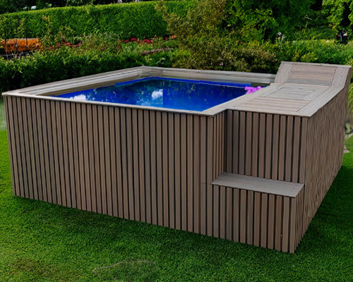 Mini piscina Minipool prefabricada sobre el suelo para no desmontable