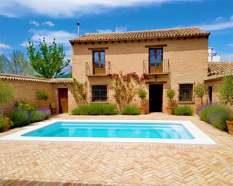 Piscina de fibra 6x3 Bahamas60 fondo plano