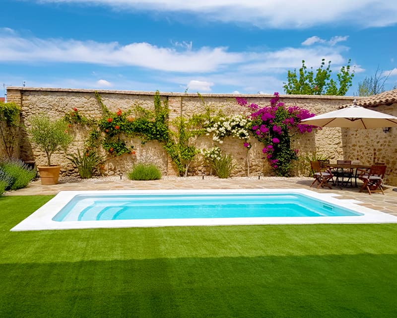 Piscina poliester 6x3 Bahamas60 fondo plano