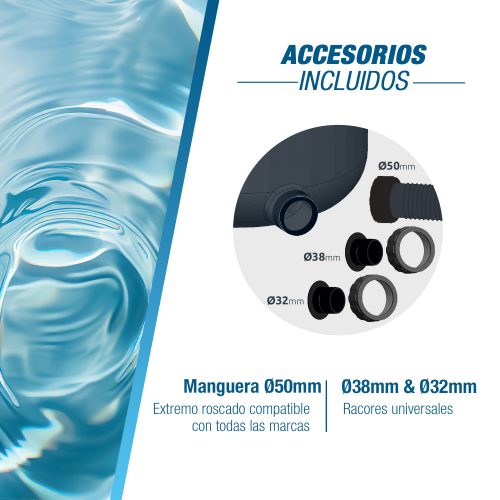 Accesorios de la depuradora piscina elevada o desmontalble FMax de Poolex