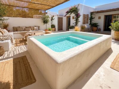 Mini piscina fibra de vidrio elevada Martina25