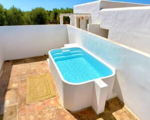 Piscina 4x2 ibicenca elevada Marcela