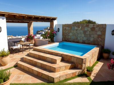 Piscina de fibra de superficie 2x2 Juanita