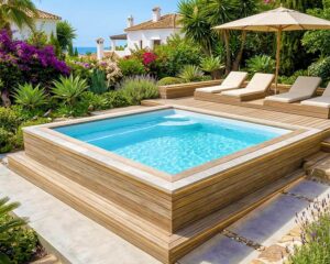 Piscina pequeña para casa vacacional Daniela