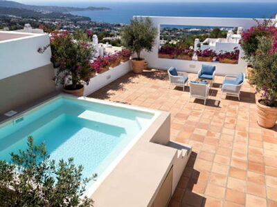 Piscina poliester elevada Jamaica 3x3 para terraza