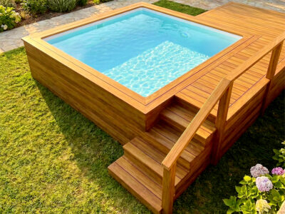 piscina 2x2 fibra Juanita para terraza