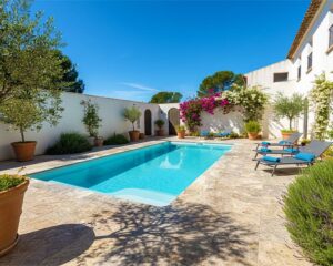 piscina 6x3 enterrada de fibra Estrella6