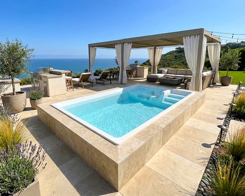 piscina elevada poliester 4x2 Matilda40