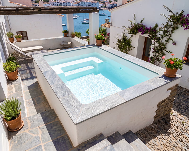 piscina poliester superficie reforzada Patricia 3x2