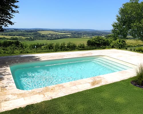 Piscina 6×3 poliester prefabricada de Altea64