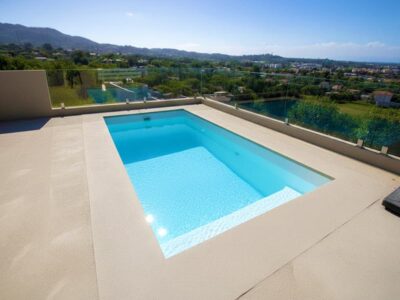 Piscina pequeña elevada 3,5x2 de fibra martina35