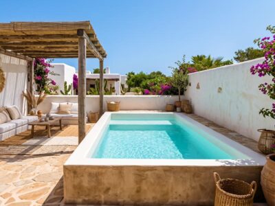 Piscina larga y estrecha prefabricada de fibra Martina 35