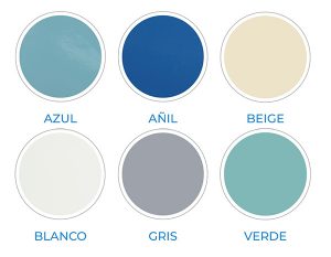 colores piscinas prefabricadas de fibra de vidrio Altea y Marlene