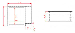 medidas de plano y alzado piscina pequeña minipool