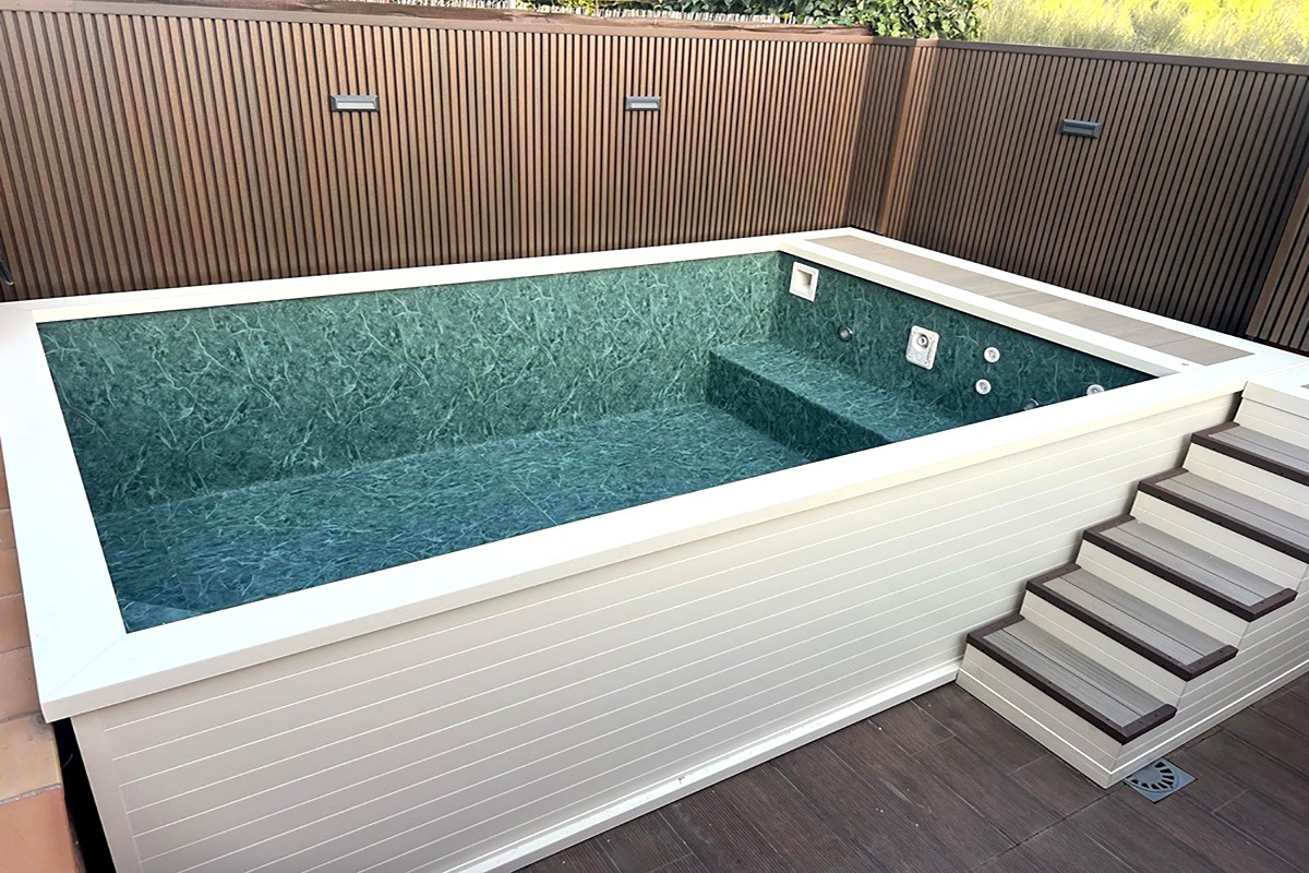 Piscinas terraza prefabricadas de aluminio