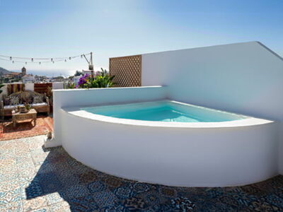 piscina 2x2 fibra Rincon para ático