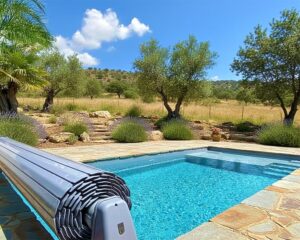 piscina con playa 6x3 de fibra de vidrio Varadero65