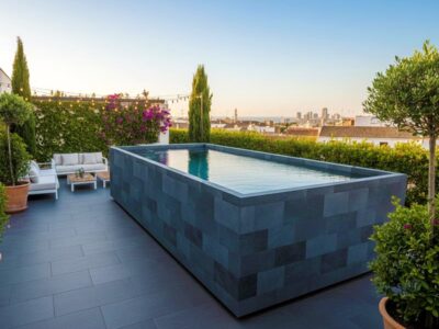 Piscina económica autoportante RIMINI tipo container