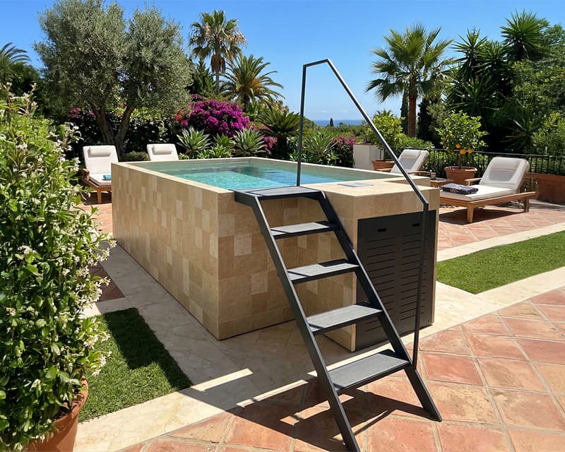 piscina contenedor barata Rimini46