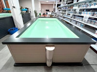 Mini piscina prefabricada elevada Aluminio Easy en indoor