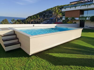 Piscina aluminio 6x3 prefabricada desmontable