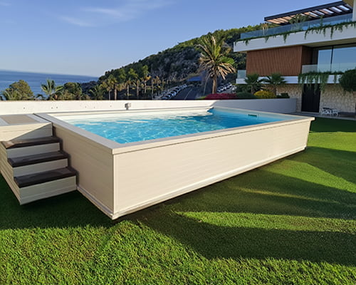 Piscina aluminio 6x3 prefabricada desmontable