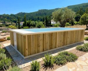 Piscina elevada 6x3 prefabricada de madera