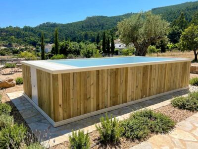 Piscina elevada 6x3 prefabricada de madera