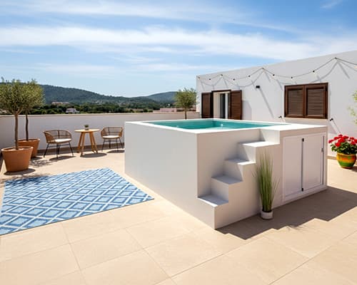 Piscina elevada de obra Horizon Basic 4x2