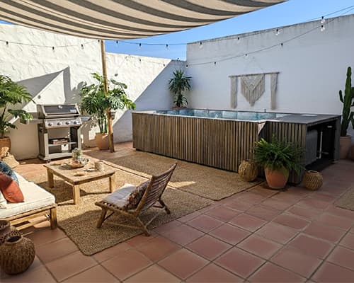 mini piscina Minipool 4x2 con depuradora