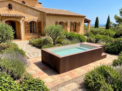 mini piscina minipool 4x2 sin cristal para patio