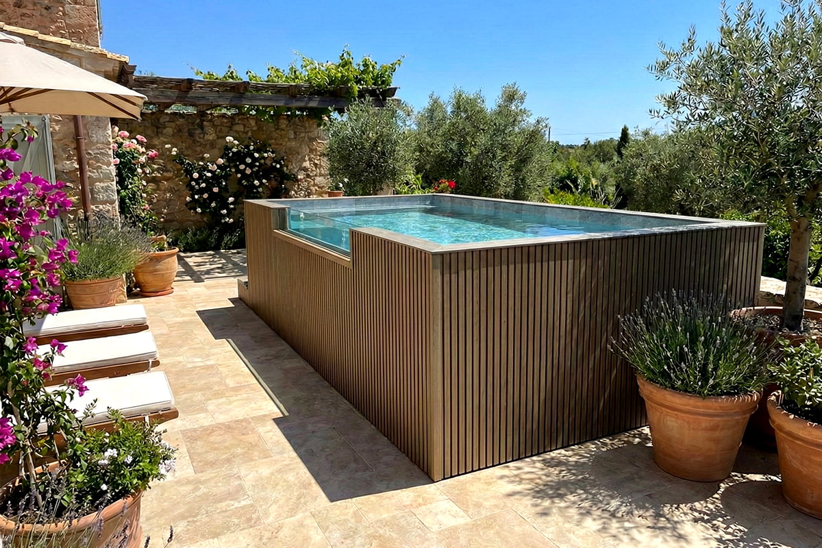 piscinas elevadas sin obra