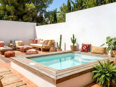 Piscina elevada poliester 3x2 para terraza Susi