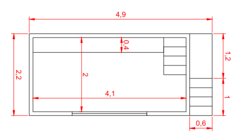 Medidas piscina prefabricada acero jupiter49