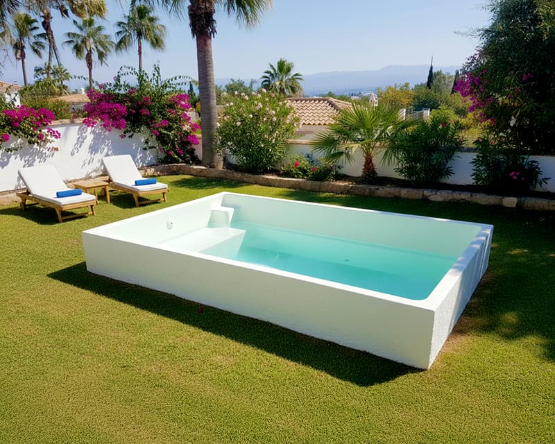 Piscina de fibra elevada Elisa36