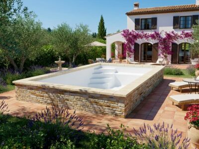 Piscina elevada 6x3 de fibra Alegria62