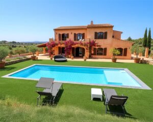 Piscina grande 8x4 estilo playa Varadero85