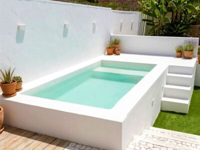 Piscina patio pequeño elevada Cloe 3x2